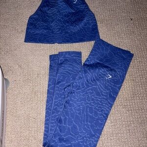 Gymshark Blue Activewear Set